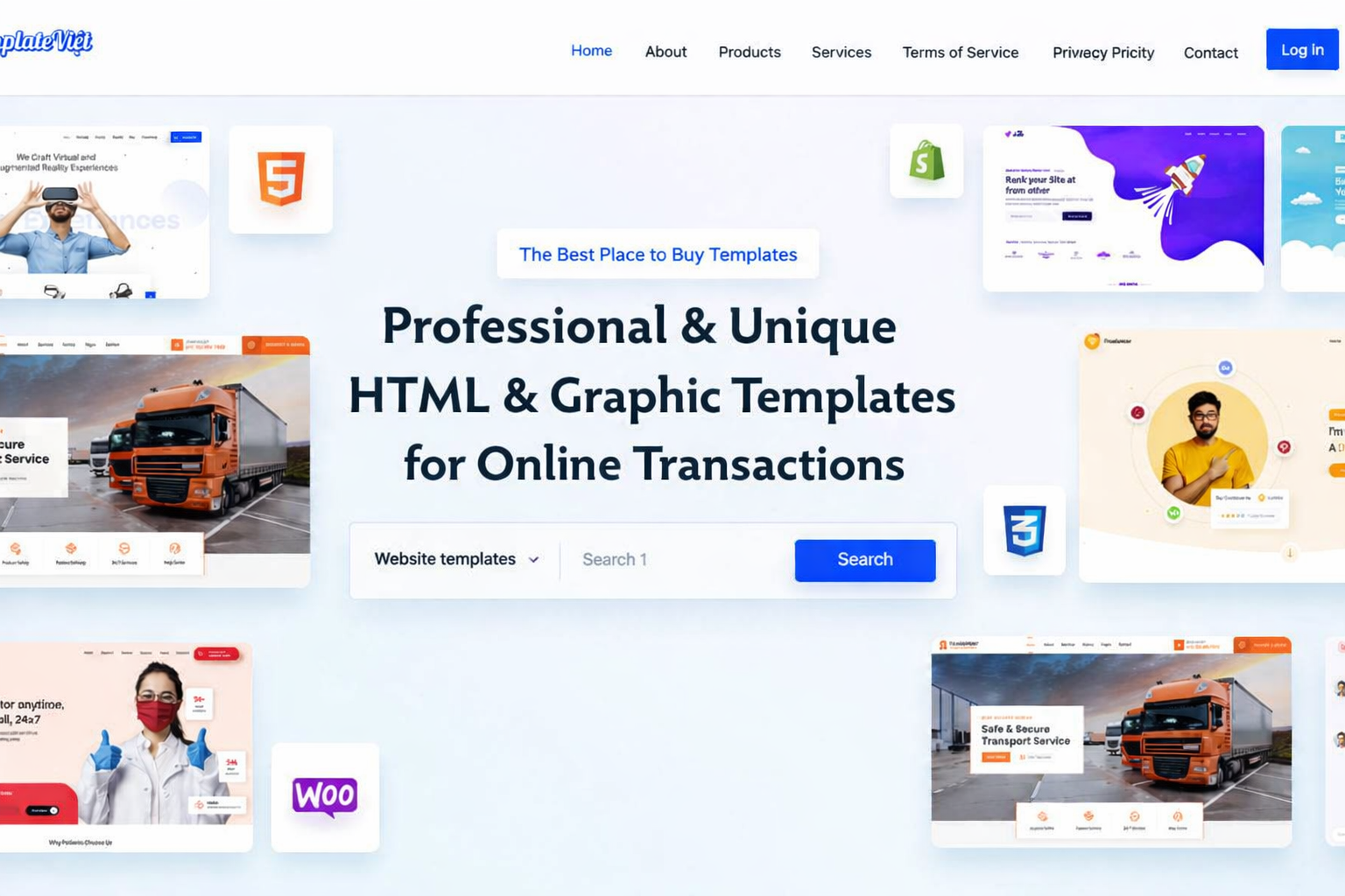 TemplateViet - Nền tảng mua bán Template & Workflow AI